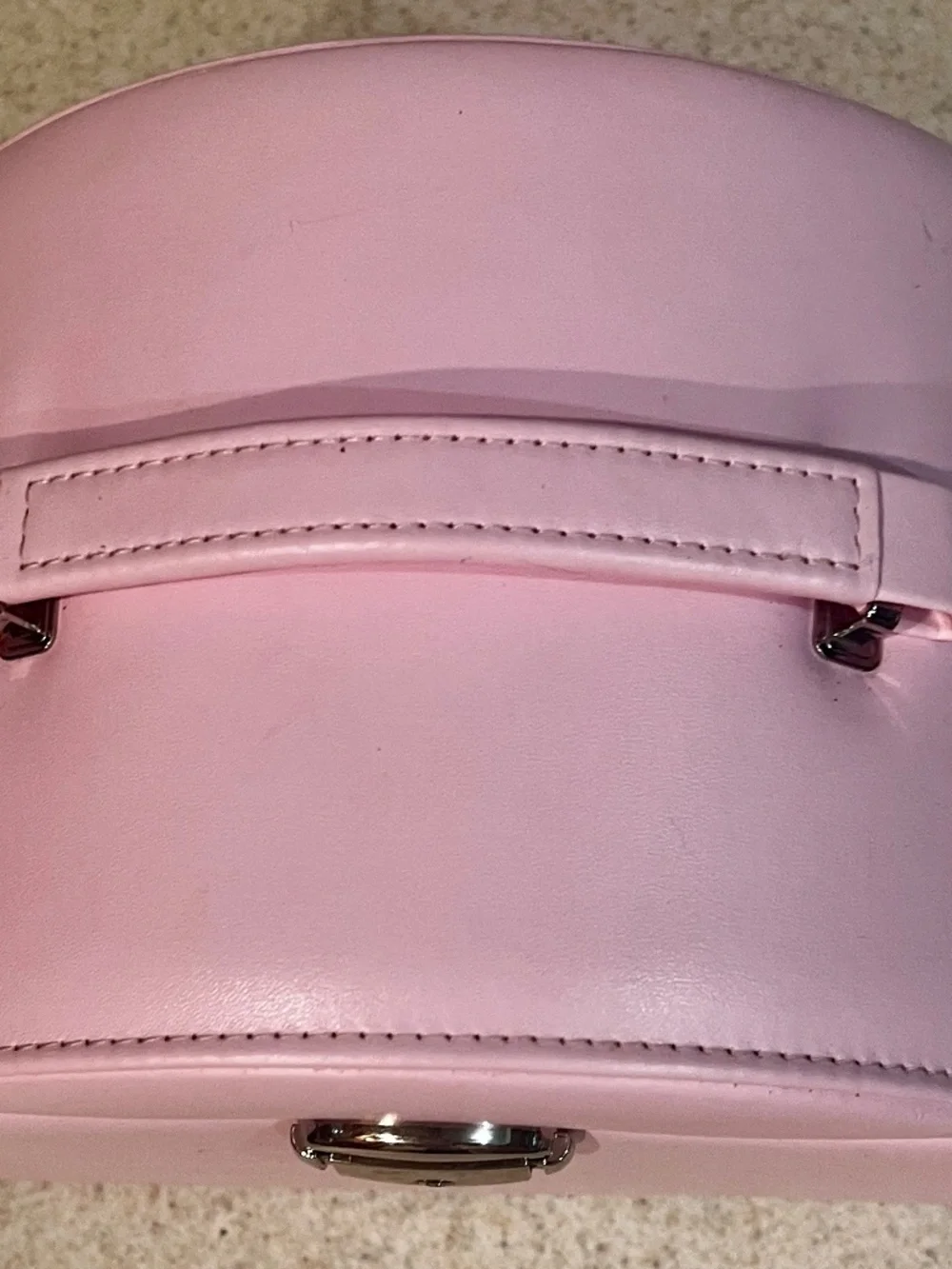 Homde Pink Travel Jewelry Box with Mirror